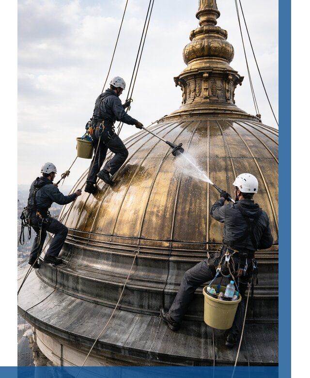 Мойка куполов и шпилей в Чусовой от 8358 р. - заказать | ВЫСОТНИК-Чсв