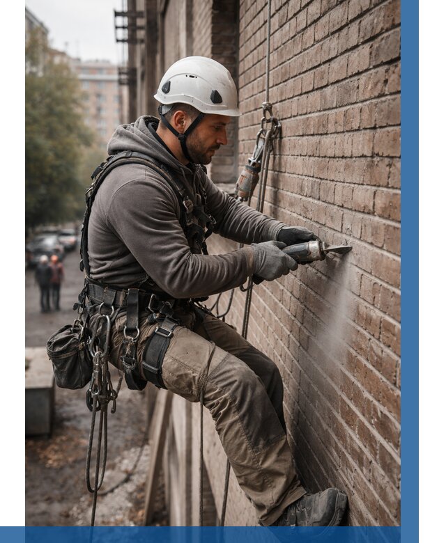 Расшивка кирпичных швов в Чусовой от 627 р. | ВЫСОТНИК-Чсв