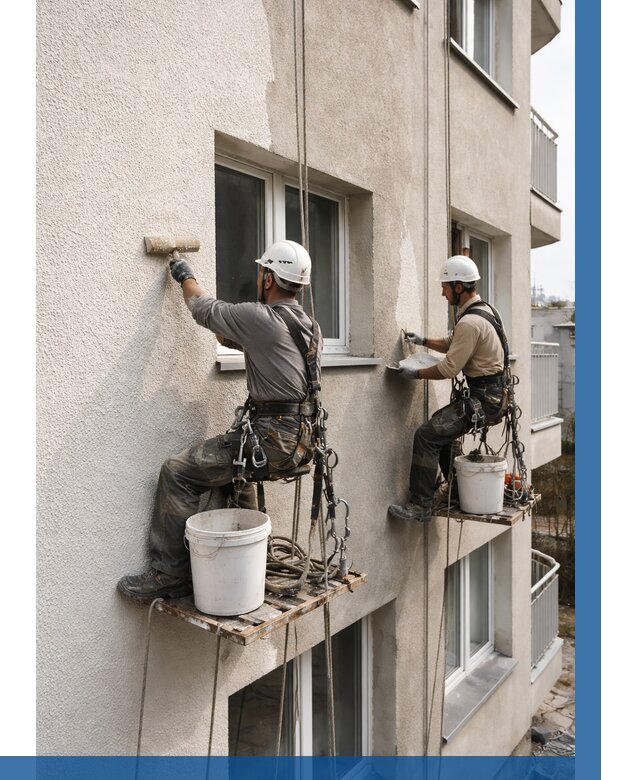 Нанесение короеда на фасад в Чусовой от 470 р. | ВЫСОТНИК-Чсв