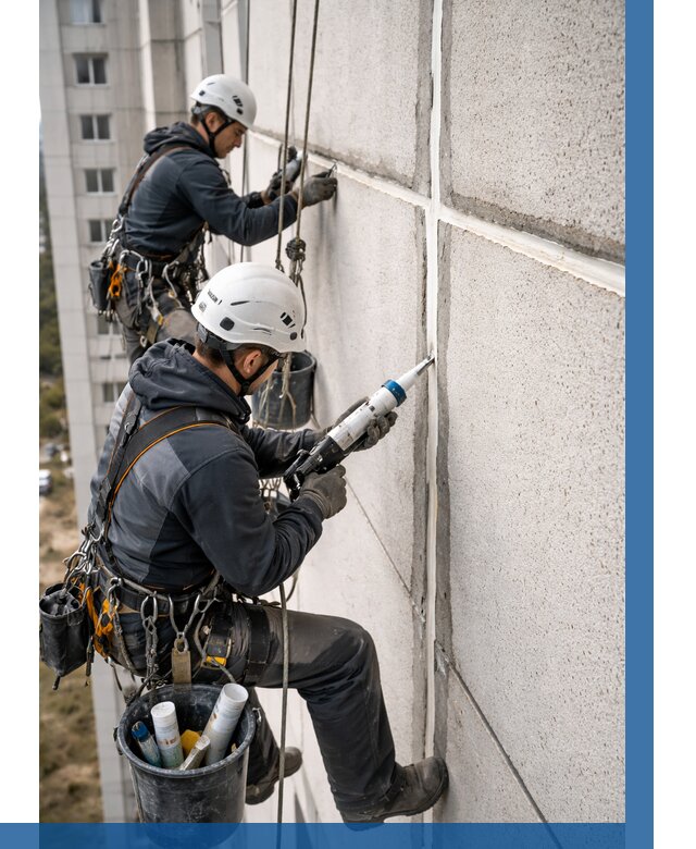 Герметизация межпанельных швов в Чусовой от 731 р. | ВЫСОТНИК-Чсв