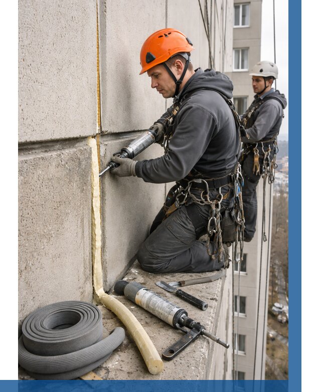 Теплый шов межпанельные швы в Чусовой от 731 р. | ВЫСОТНИК-Чсв