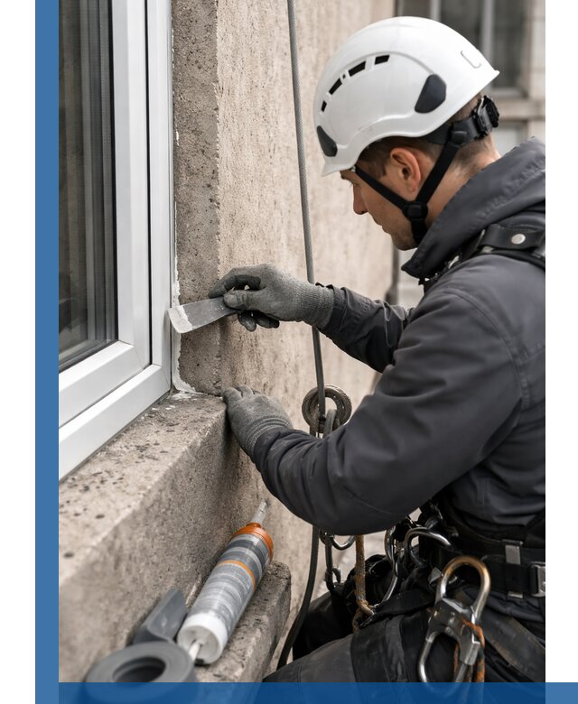 Герметизация монтажных швов окон в Чусовой с гарантией качества