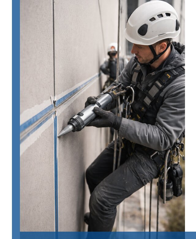 Герметизация стыков фасадных панелей в Чусовой качественно и быстро