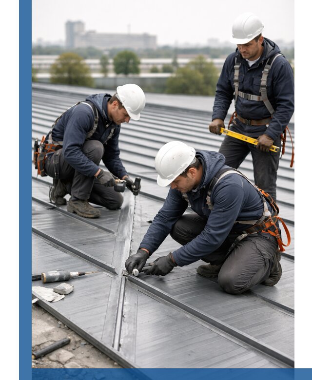 Ремонт фальцевой кровли в Чусовой срочно и качественно