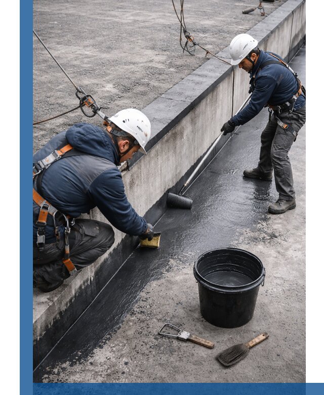 Гидроизоляция кровли жидкой резиной профессионально в Чусовой