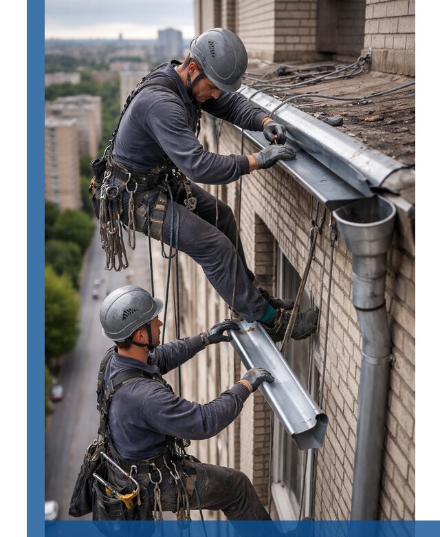 Ремонт водосточных желобов в Чусовой, быстро и качественно