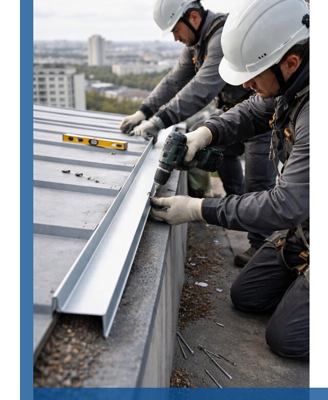 Монтаж капельника на кровле в Чусовой с гарантией качества