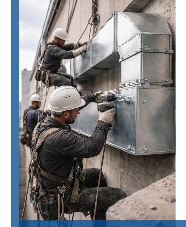 Профессиональный монтаж вентиляционных коробов в Чусовой под ключ