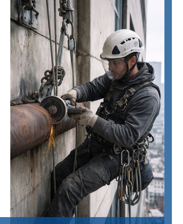 Резка металла на высоте в Чусовой по цене от 4702 р. | ВЫСОТНИК-Чсв