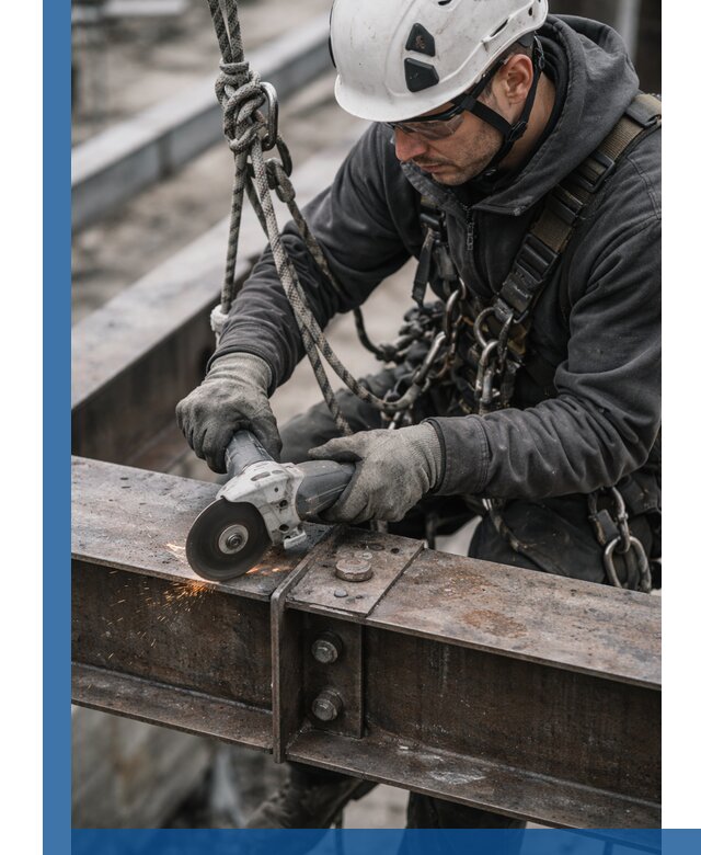 Резка металла на высоте в Чусовой для зданий и конструкций