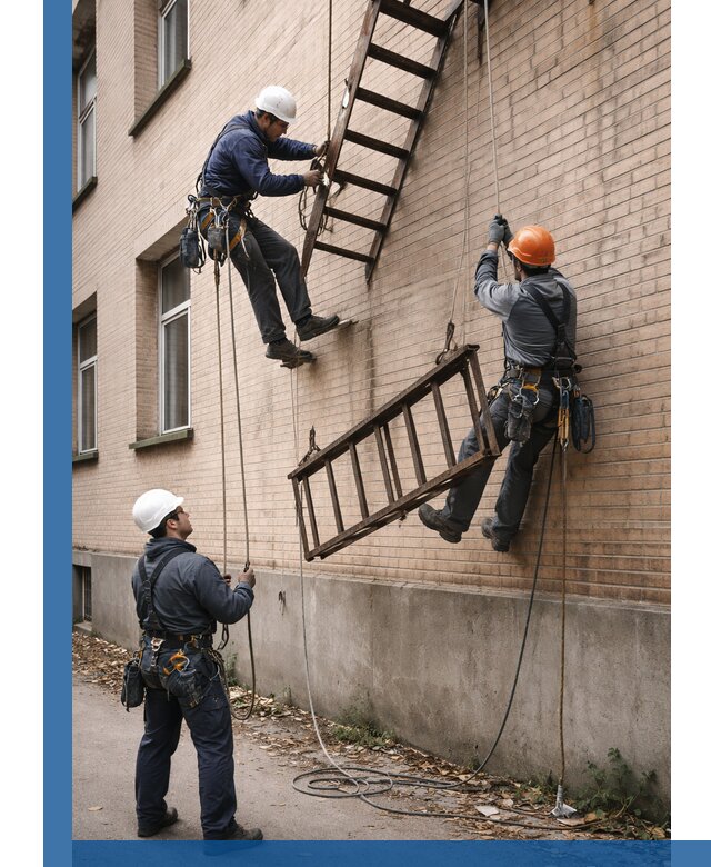 Демонтаж пожарной лестницы в Чусовой быстро и безопасно