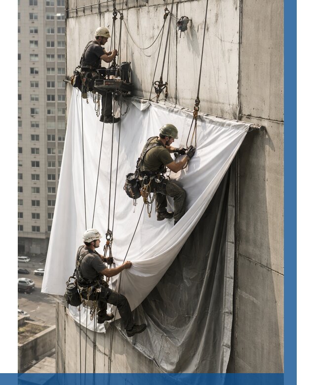 Замена баннерного полотна в Чусовой от 6791 р. | ВЫСОТНИК-Чсв—заказать