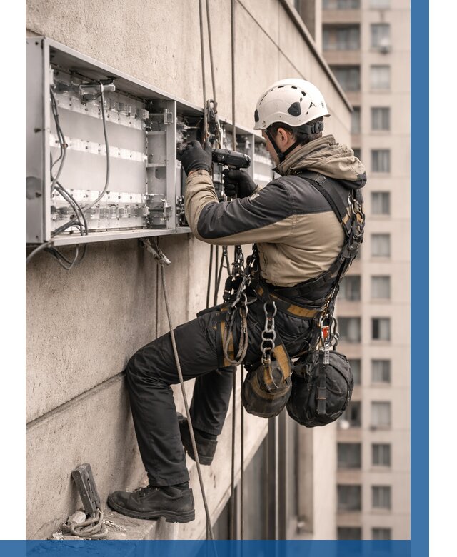 Ремонт вывески на высоте в Чусовой от 4702 р. | ВЫСОТНИК-Чсв