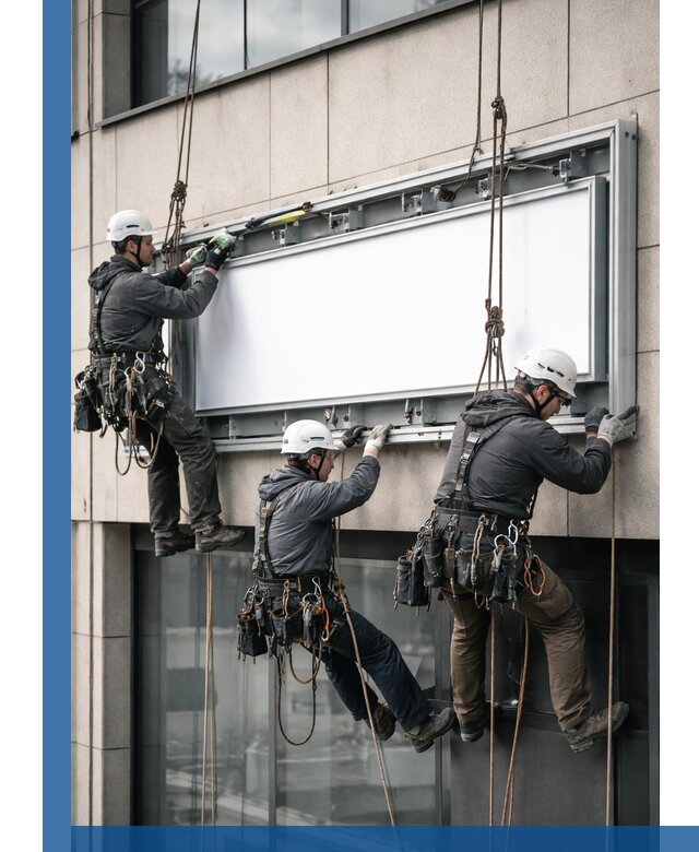 Профессиональный монтаж светового короба под ключ в Чусовой