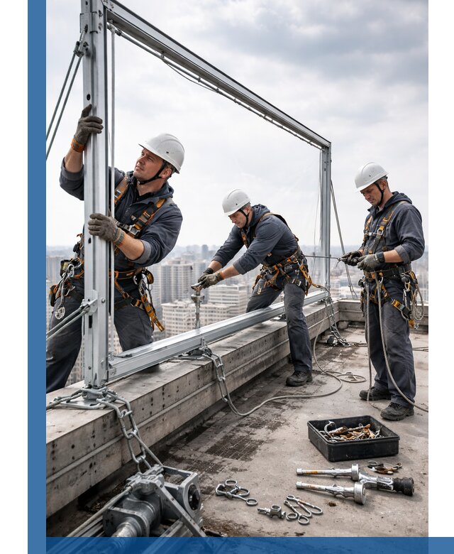 Монтаж крышных рекламных конструкций под ключ в Чусовой