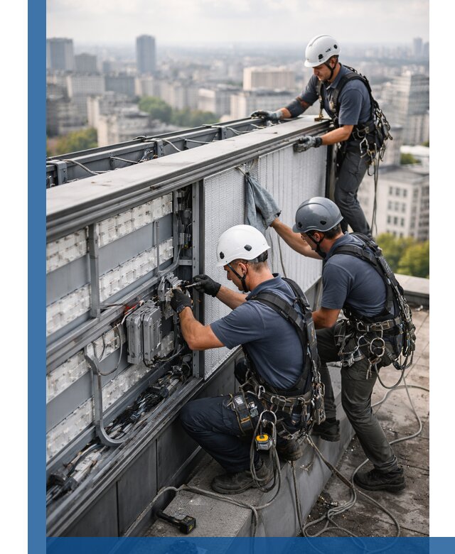 Профессиональное обслуживание крышной рекламы в Чусовой под ключ