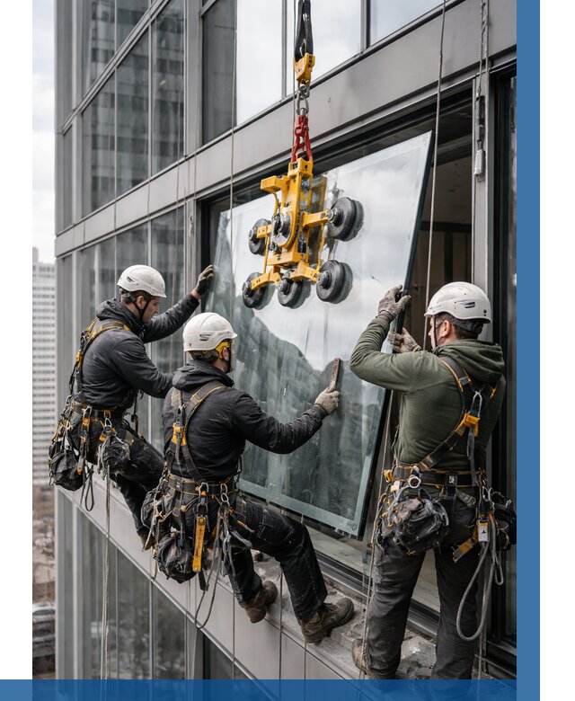 Фасадное остекление зданий под ключ в Чусовой от 10448 р. | ВЫСОТНИК-Чсв