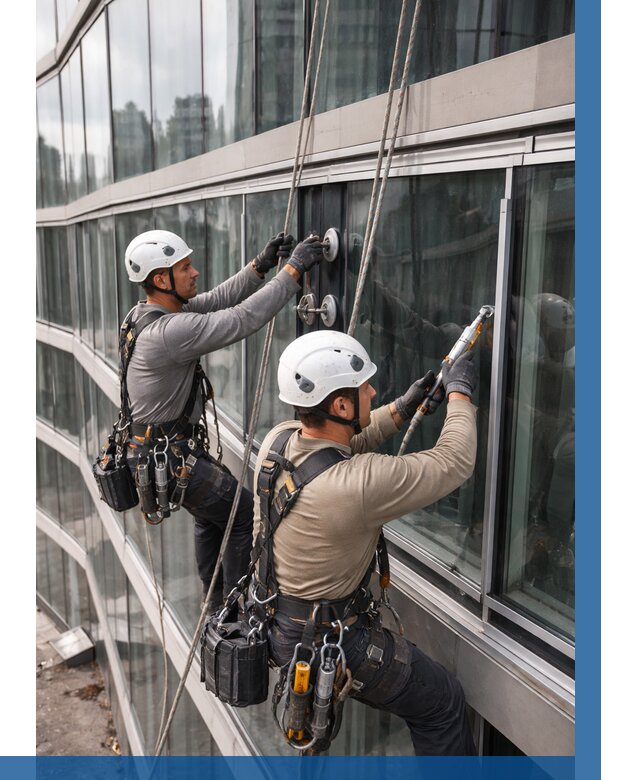 Радиусное остекление фасада в Чусовой от 12538 р. | ВЫСОТНИК-Чсв