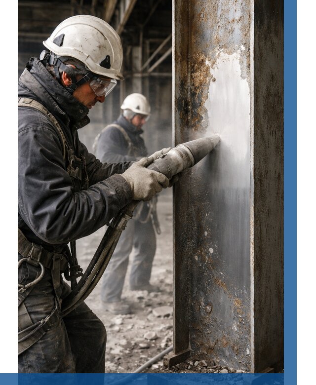 Удаление старой краски с металла в Чусовой от 470 р. | ВЫСОТНИК-Чсв