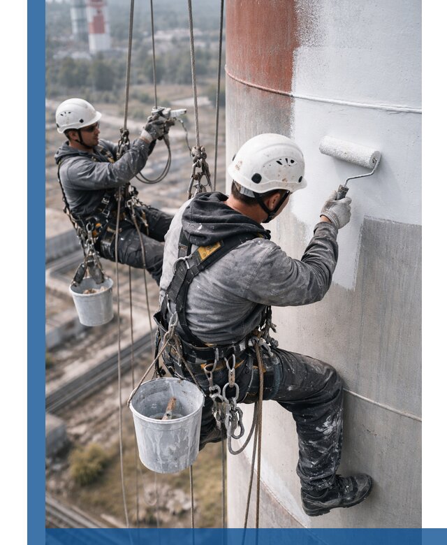 Покраска дымовых труб в Чусовой: антикоррозийная защита и восстановление