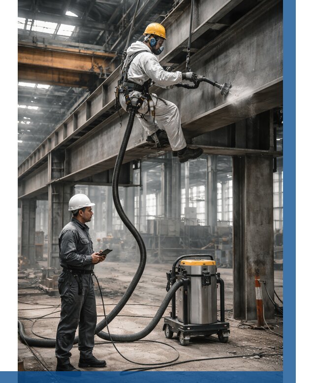 Обеспыливание конструкций в цехе в Чусовой от 4388 р. | ВЫСОТНИК-Чсв