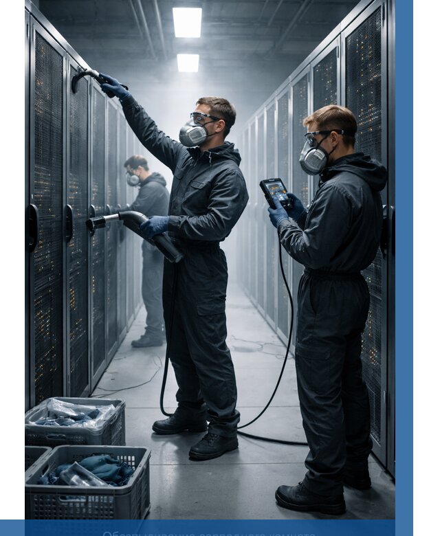 Обеспыливание серверной комнаты в Чусовой от 4702 р. | ВЫСОТНИК-Чсв