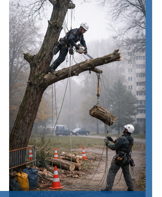 Удаление аварийных деревьев в Чусовой от 15672 р. | ВЫСОТНИК-Чсв